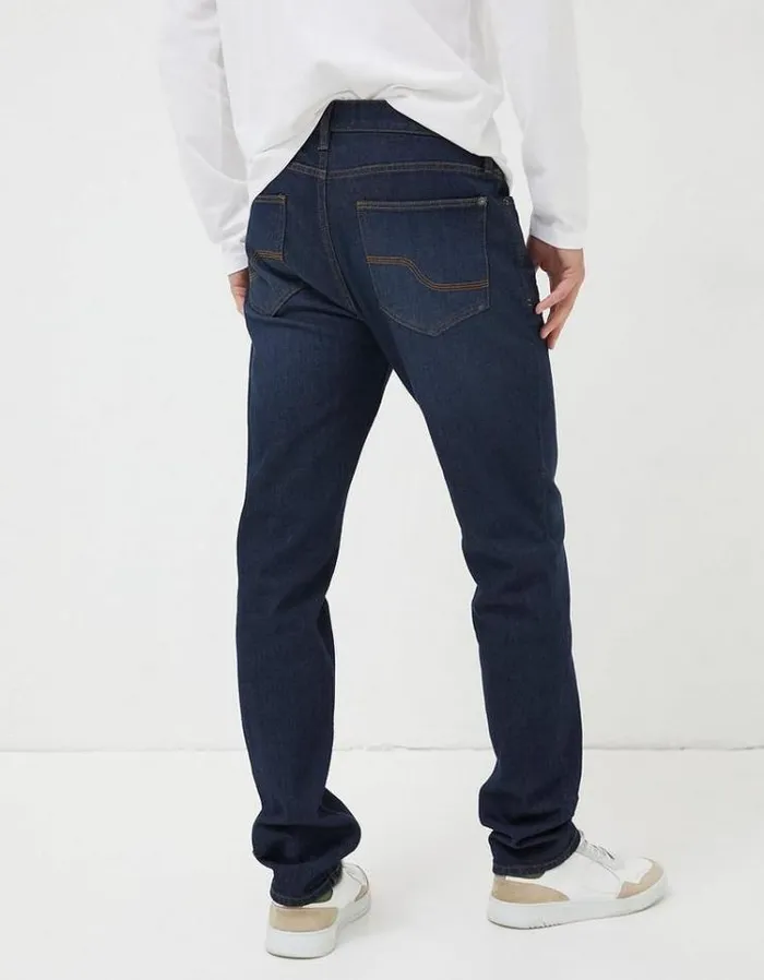 Men FatFace Tall Collection Slim Fit Jeans Dark Blue