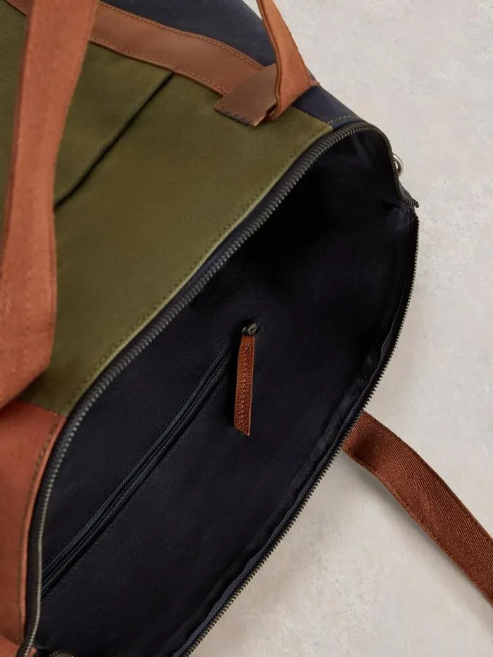 Men Harry Canvas Holdall Bag Green Multi White Stuff Bags Men Harry Canvas Holdall Bag Green Multi White Stuff Bags