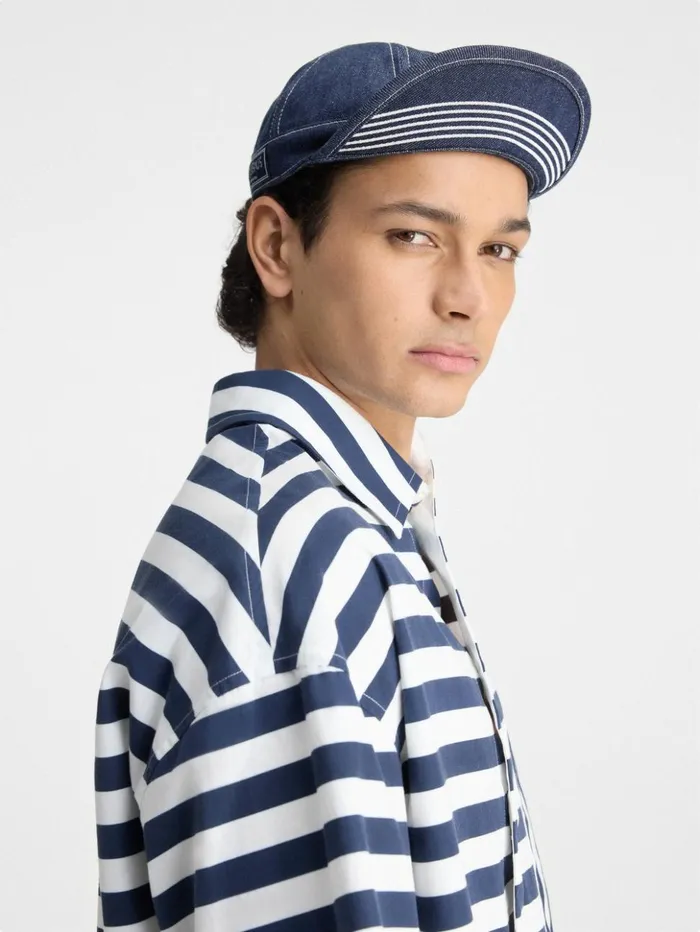 Men Hats JACQUEMUS The Barco Cap Navy Men Hats JACQUEMUS The Barco Cap Navy