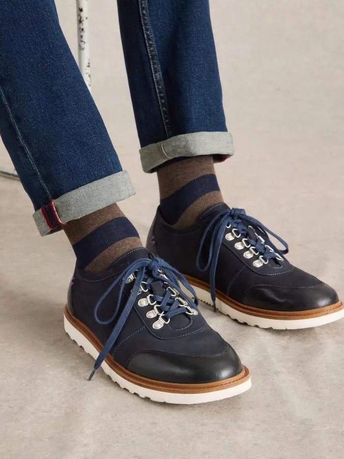 Men Henry Hiker Shoe Dark Navy White Stuff Shoes