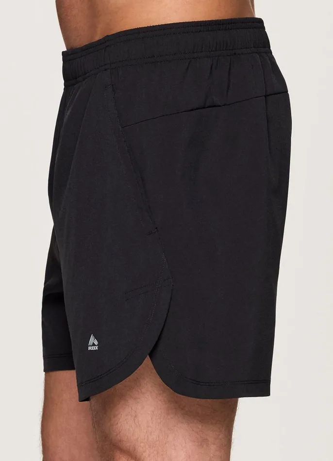 Men In Motion 5034 Running Short Black RBX Active Shorts