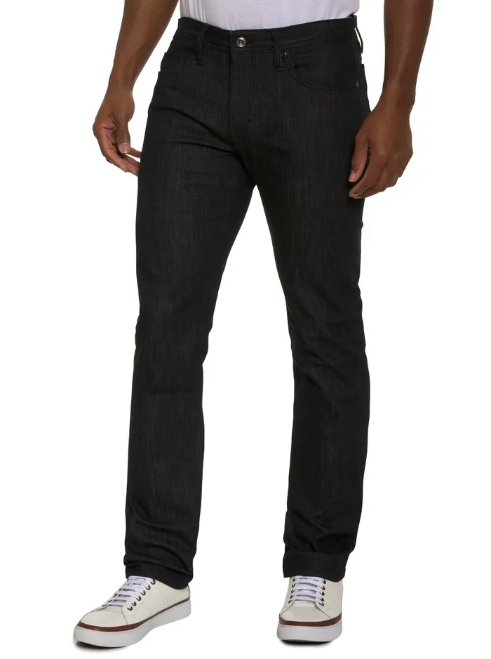Men Jeans and Pants Robert Graham DELGADO DENIM PANT Black