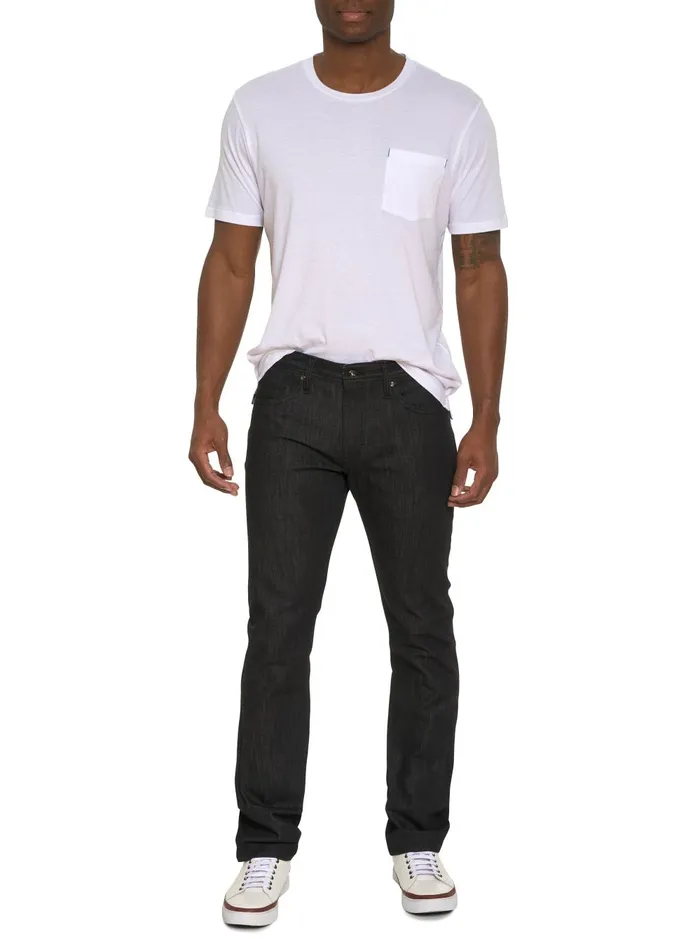 Men Jeans and Pants Robert Graham DELGADO DENIM PANT Black