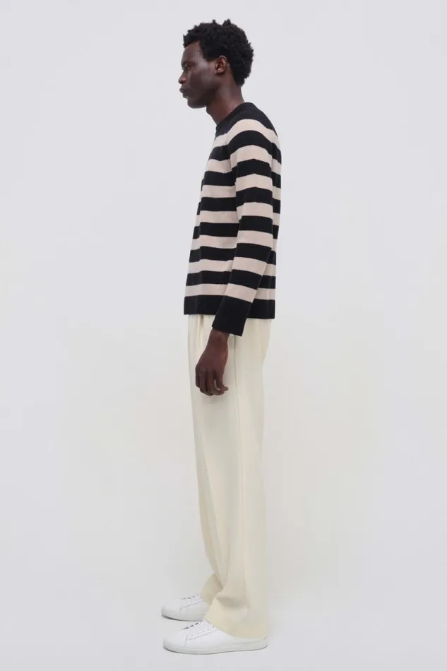 Men Knitwear Jonathan Simkhai Carlton Sweater Striped Long Sleeve Sweater Men Knitwear Jonathan Simkhai Carlton Sweater Striped Long Sleeve Sweater