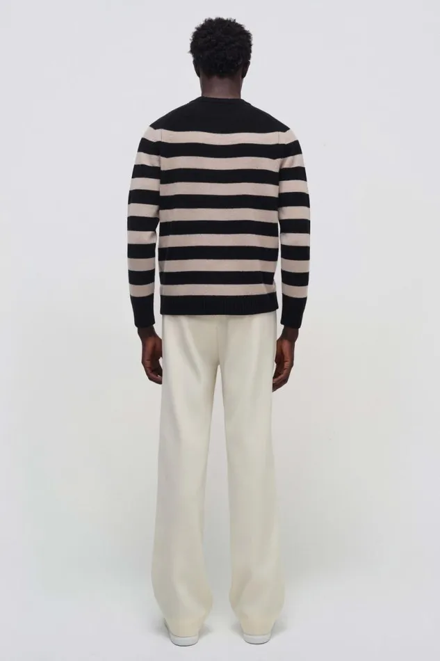 Men Knitwear Jonathan Simkhai Carlton Sweater Striped Long Sleeve Sweater Men Knitwear Jonathan Simkhai Carlton Sweater Striped Long Sleeve Sweater