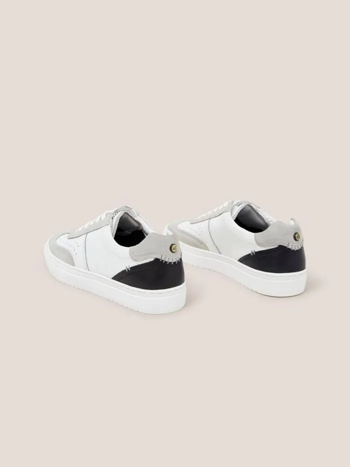 Men Leather Lace Up Trainer White Multi White Stuff Trainers Men Leather Lace Up Trainer White Multi White Stuff Trainers