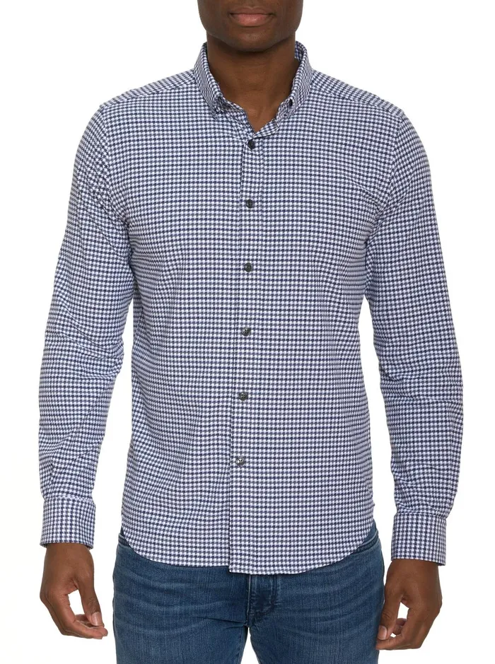 Men Long Sleeve Button Down Shirts Robert Graham FANTONI MOTION LONG SLEEVE BUTTON DOWN SHIRT Blue Men Long Sleeve Button Down Shirts Robert Graham FANTONI MOTION LONG SLEEVE BUTTON DOWN SHIRT Blue
