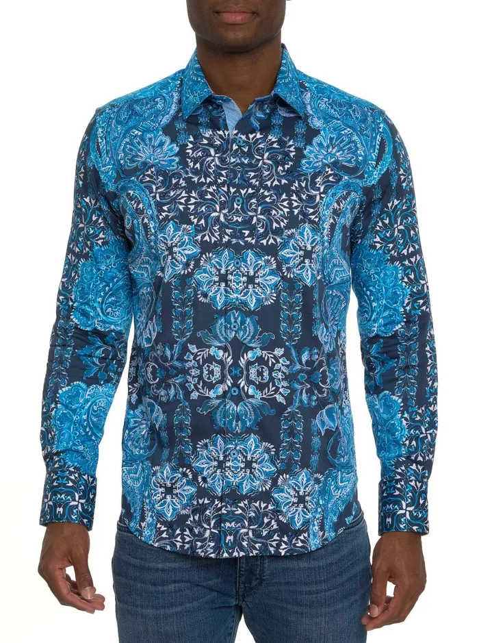 Men Long Sleeve Button Down Shirts Robert Graham THE GRAND LONG SLEEVE BUTTON DOWN SHIRT Multi Men Long Sleeve Button Down Shirts Robert Graham THE GRAND LONG SLEEVE BUTTON DOWN SHIRT Multi