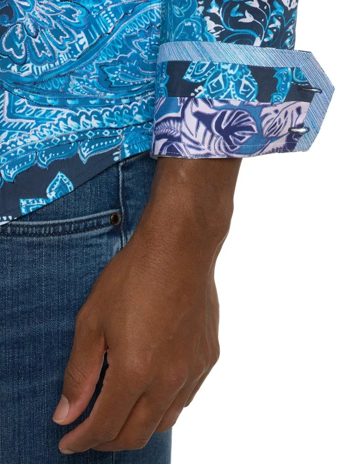 Men Long Sleeve Button Down Shirts Robert Graham THE GRAND LONG SLEEVE BUTTON DOWN SHIRT Multi