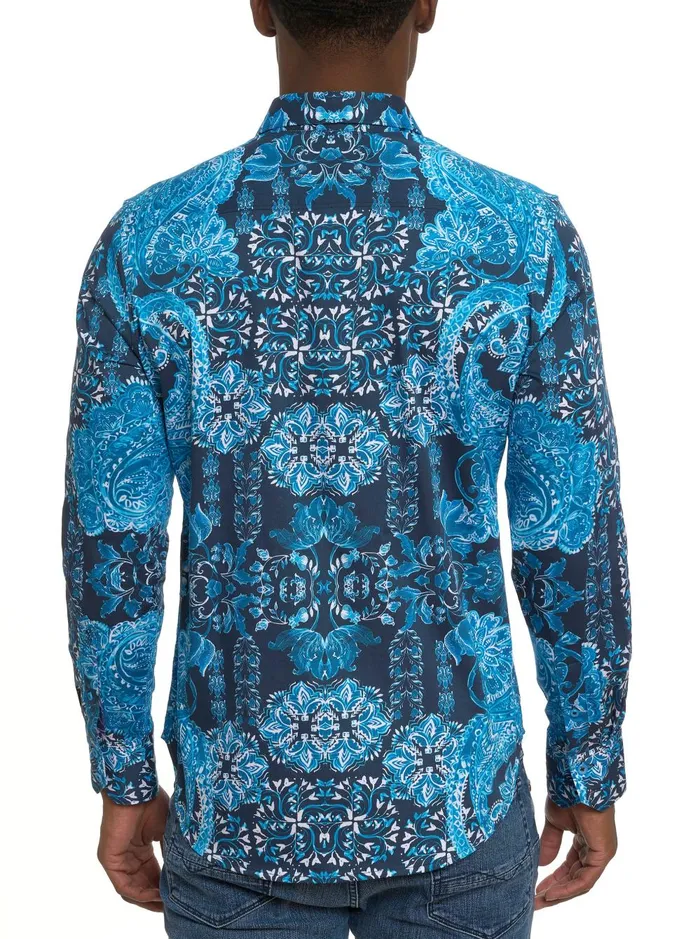 Men Long Sleeve Button Down Shirts Robert Graham THE GRAND LONG SLEEVE BUTTON DOWN SHIRT Multi