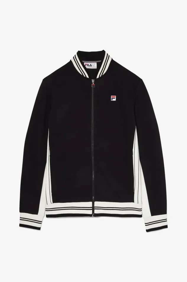 Men Matching Sets Fila Settanta Jacket 978 Black Gardenia Black