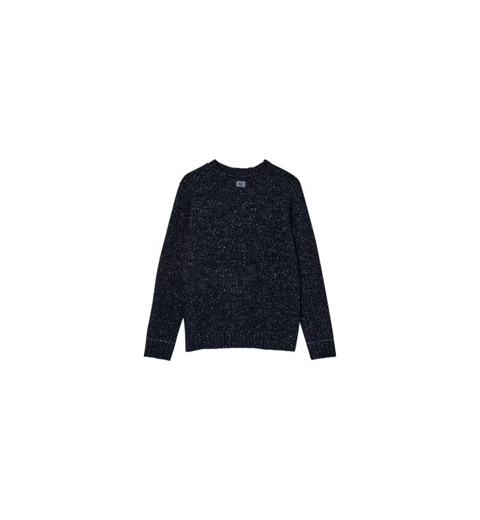 Men MOS MOSH MMGLaporte Nep Knit Navy Melange Knits Men MOS MOSH MMGLaporte Nep Knit Navy Melange Knits
