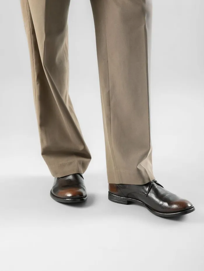 Men Officine Creative Footwear ARC 515 Brown Leather Derby Shoes Men Officine Creative Footwear ARC 515 Brown Leather Derby Shoes