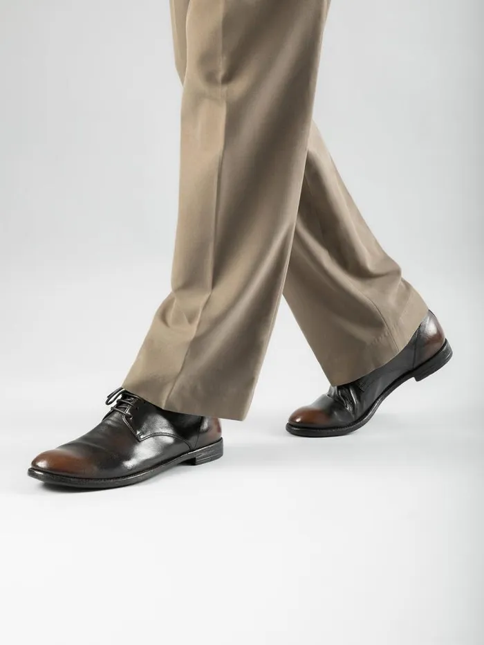 Men Officine Creative Footwear ARC 515 Brown Leather Derby Shoes Men Officine Creative Footwear ARC 515 Brown Leather Derby Shoes