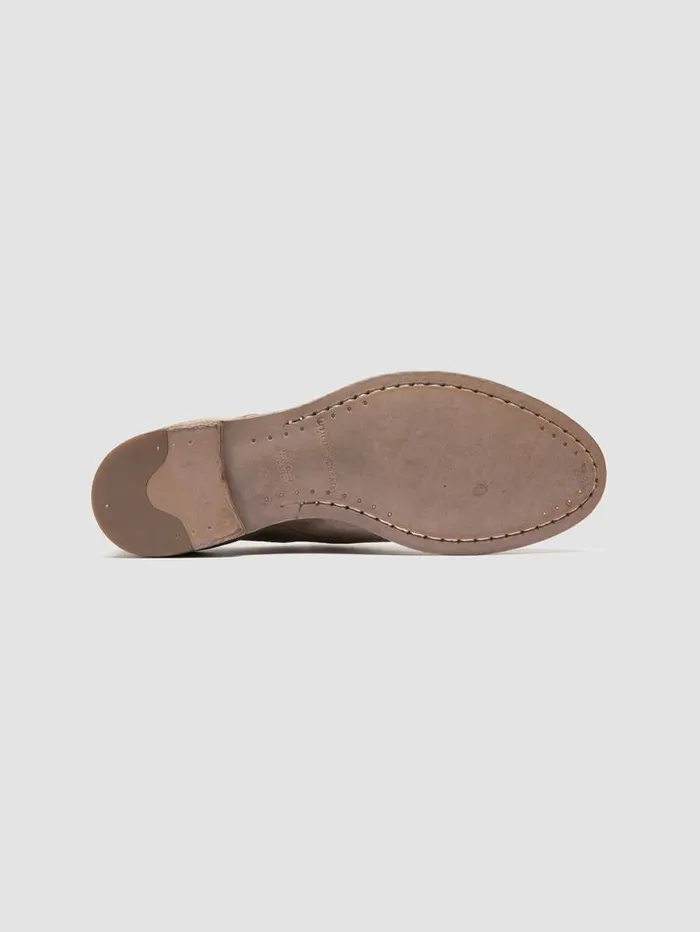 Men Officine Creative Footwear ARCHIVE 500 Taupe Suede Derby Shoes Men Officine Creative Footwear ARCHIVE 500 Taupe Suede Derby Shoes
