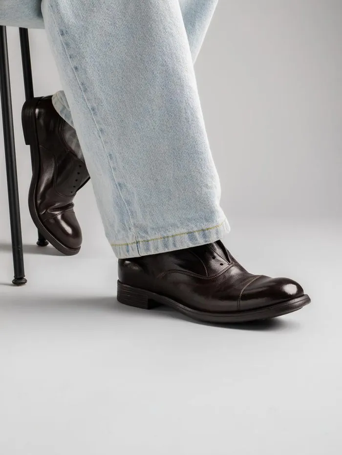 Men Officine Creative Footwear CHRONICLE 003 Black Leather Oxford Shoes Men Officine Creative Footwear CHRONICLE 003 Black Leather Oxford Shoes