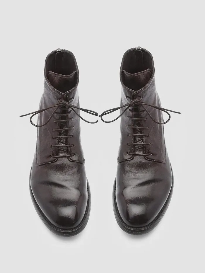 Men Officine Creative Footwear HIVE 016 Brown Leather Boots Men Officine Creative Footwear HIVE 016 Brown Leather Boots