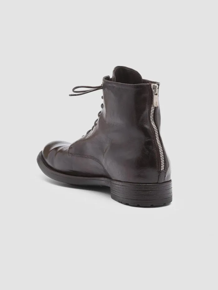 Men Officine Creative Footwear HIVE 016 Brown Leather Boots Men Officine Creative Footwear HIVE 016 Brown Leather Boots