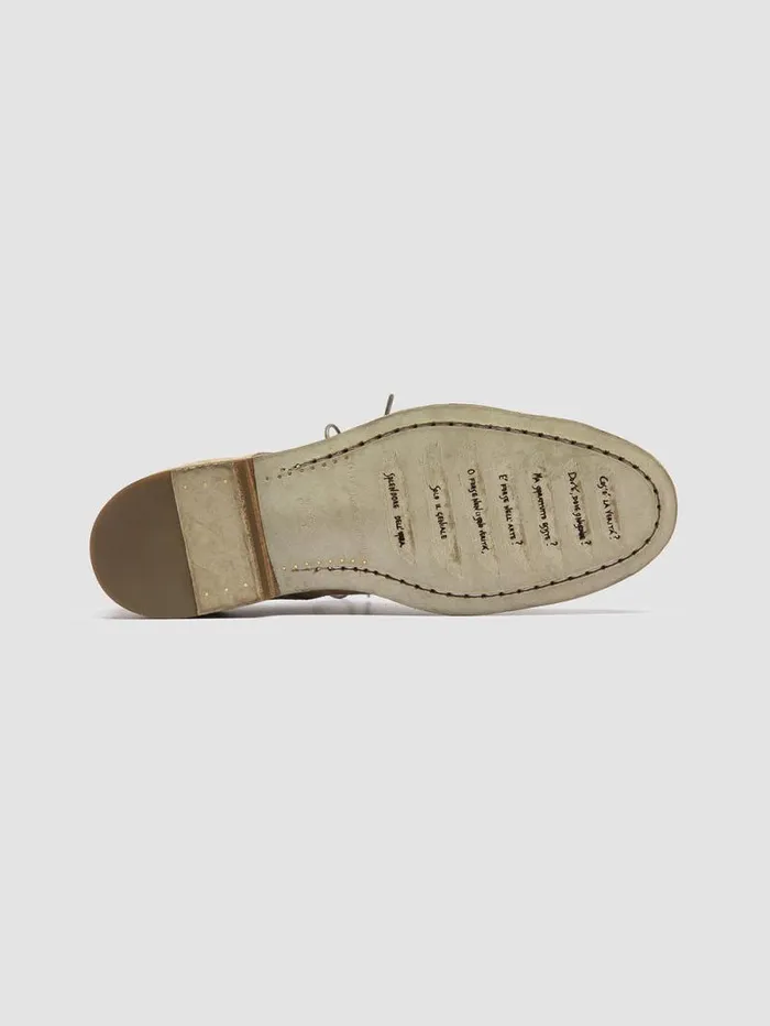 Men Officine Creative Footwear SOUND 002 Taupe Suede Derby Shoes Men Officine Creative Footwear SOUND 002 Taupe Suede Derby Shoes