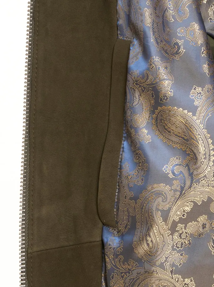 Men Outerwear Robert Graham GASPER NUBUCK JACKET Forest
