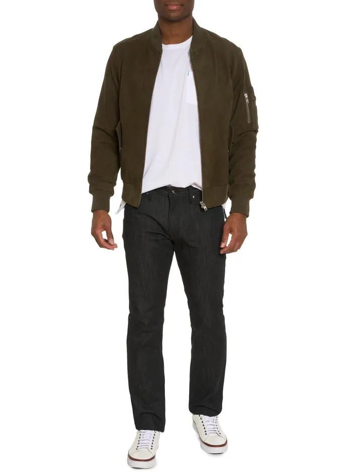 Men Outerwear Robert Graham GASPER NUBUCK JACKET Forest
