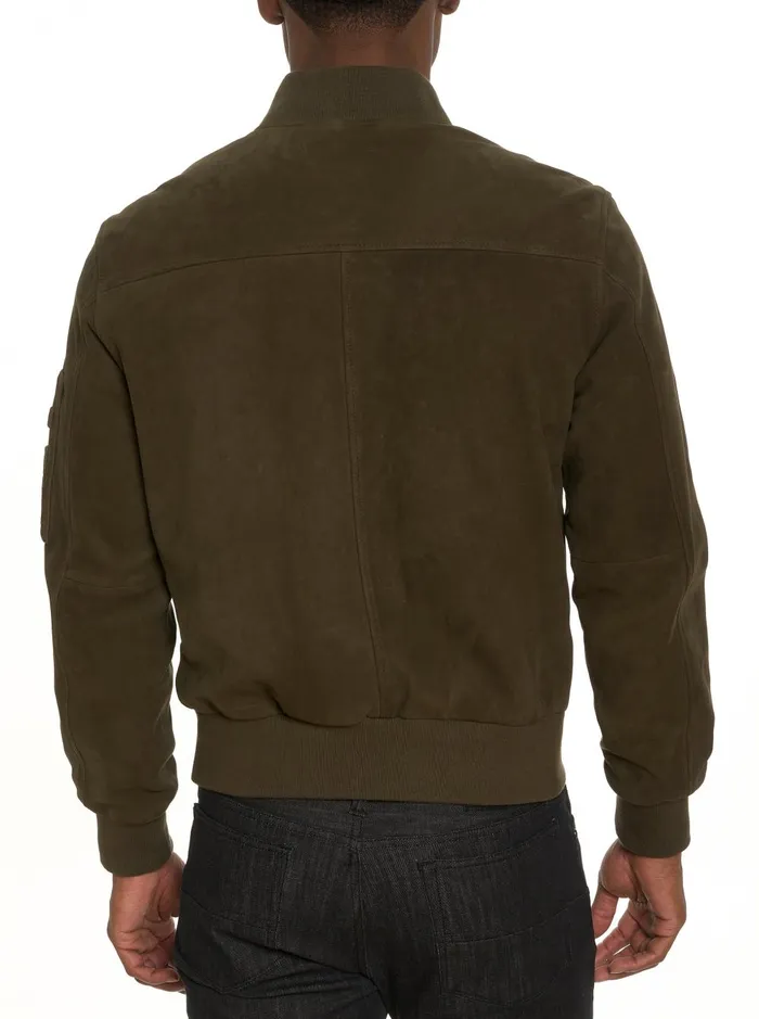 Men Outerwear Robert Graham GASPER NUBUCK JACKET Forest