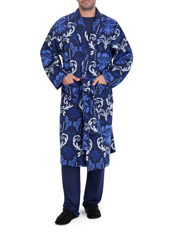 Men Pajamas and Underwear Robert Graham MEN039S SHAWL ROBE Black