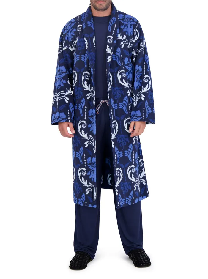 Men Pajamas and Underwear Robert Graham MEN039S SHAWL ROBE Black