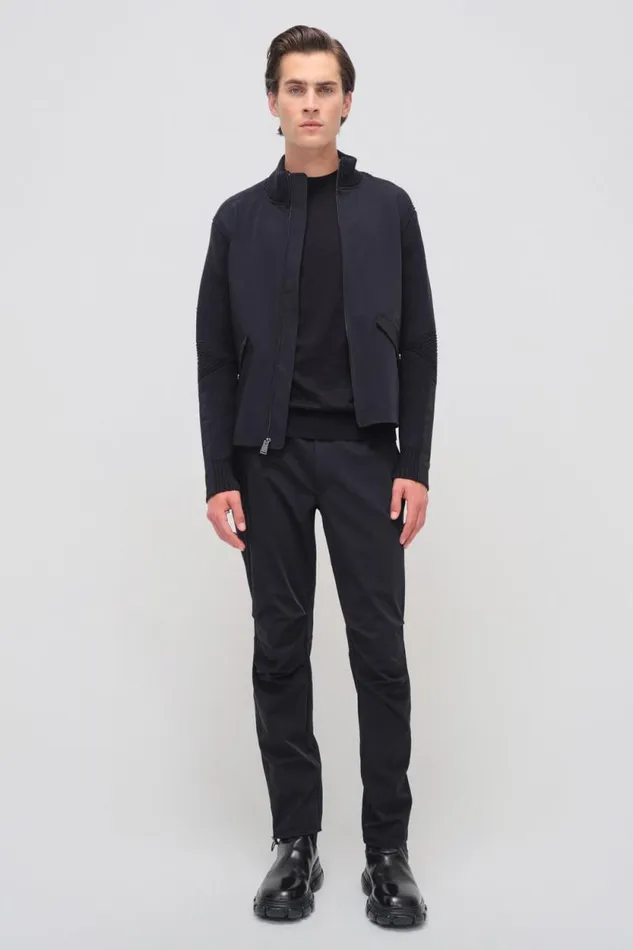Men Pants and Bottoms Jonathan Simkhai Caruso Jogger Black Jogger Pants