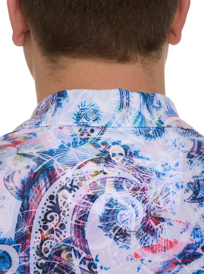 Men Polos and TShirts Robert Graham AURORA PAISLEY PERFORMANCE POLO Multi