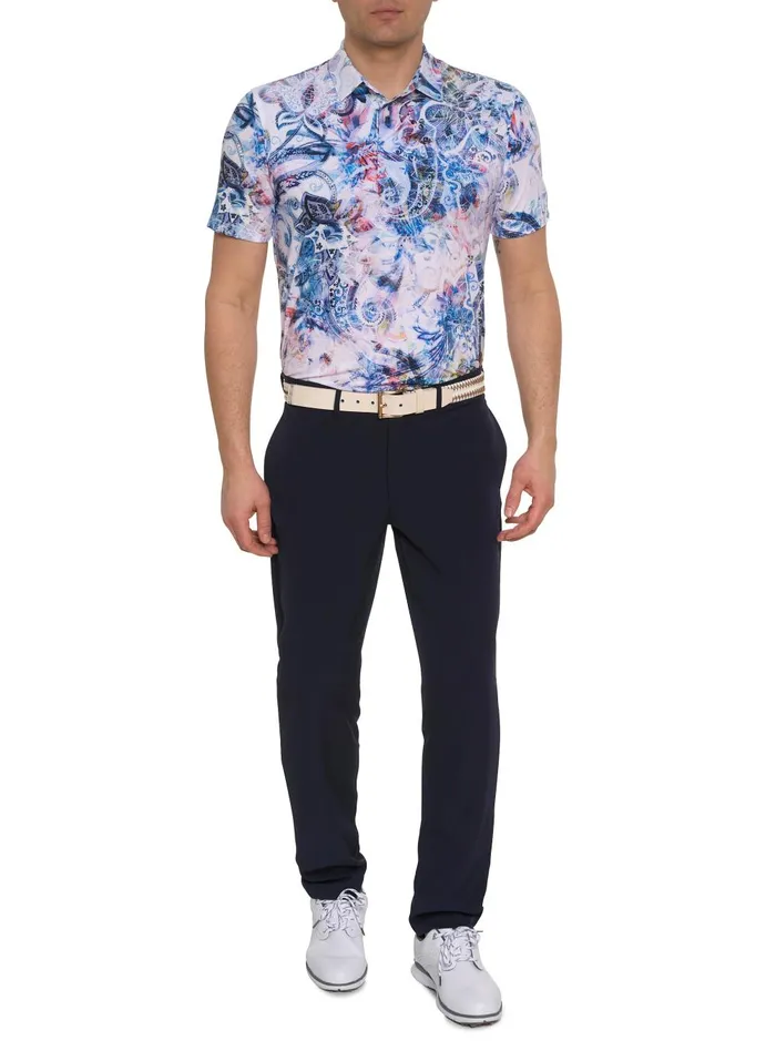 Men Polos and TShirts Robert Graham AURORA PAISLEY PERFORMANCE POLO Multi