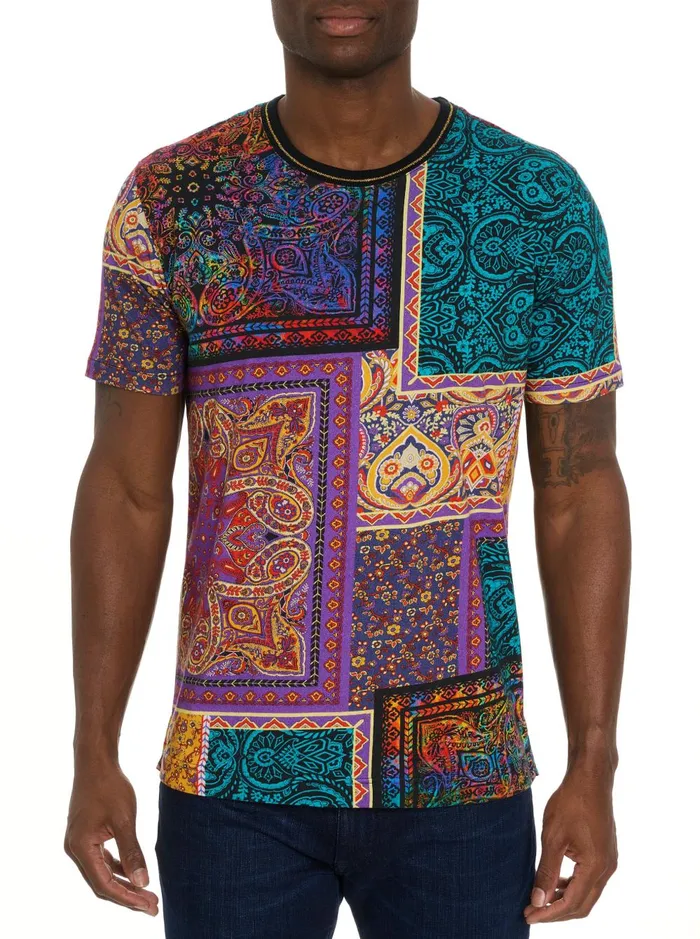 Men Polos and TShirts Robert Graham LIMITED EDITION HEADPIECED TSHIRT Multi