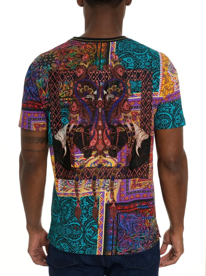 Men Polos and TShirts Robert Graham LIMITED EDITION HEADPIECED TSHIRT Multi