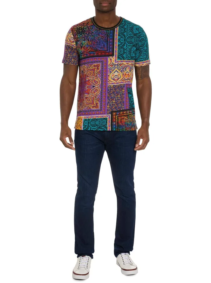 Men Polos and TShirts Robert Graham LIMITED EDITION HEADPIECED TSHIRT Multi