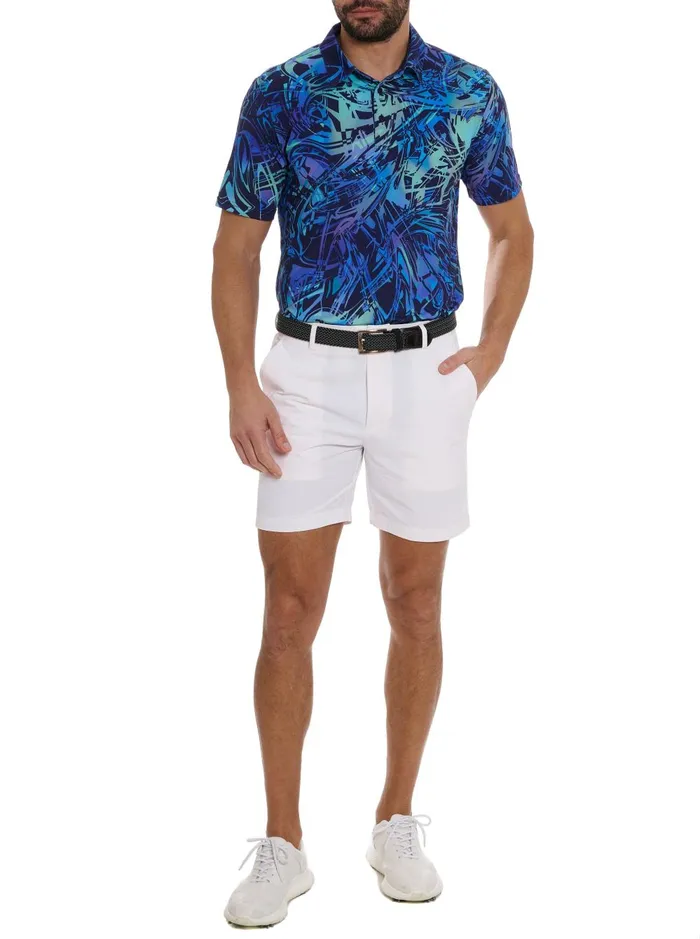 Men Polos and TShirts Robert Graham MESSINA PERFORMANCE POLO Navy