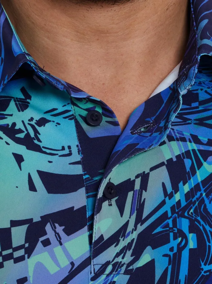 Men Polos and TShirts Robert Graham MESSINA PERFORMANCE POLO Navy