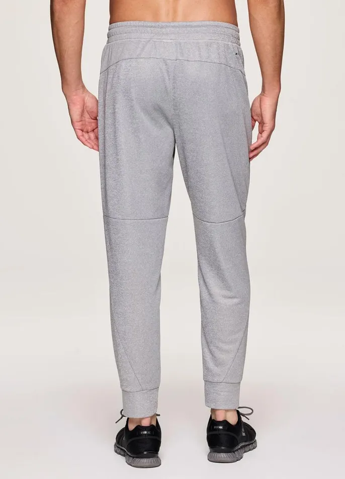 Men Precision French Terry Jogger Light Grey RBX Active Pants