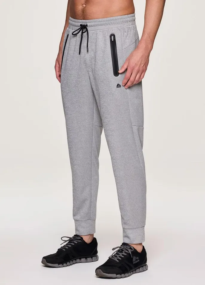 Men Precision French Terry Jogger Light Grey RBX Active Pants