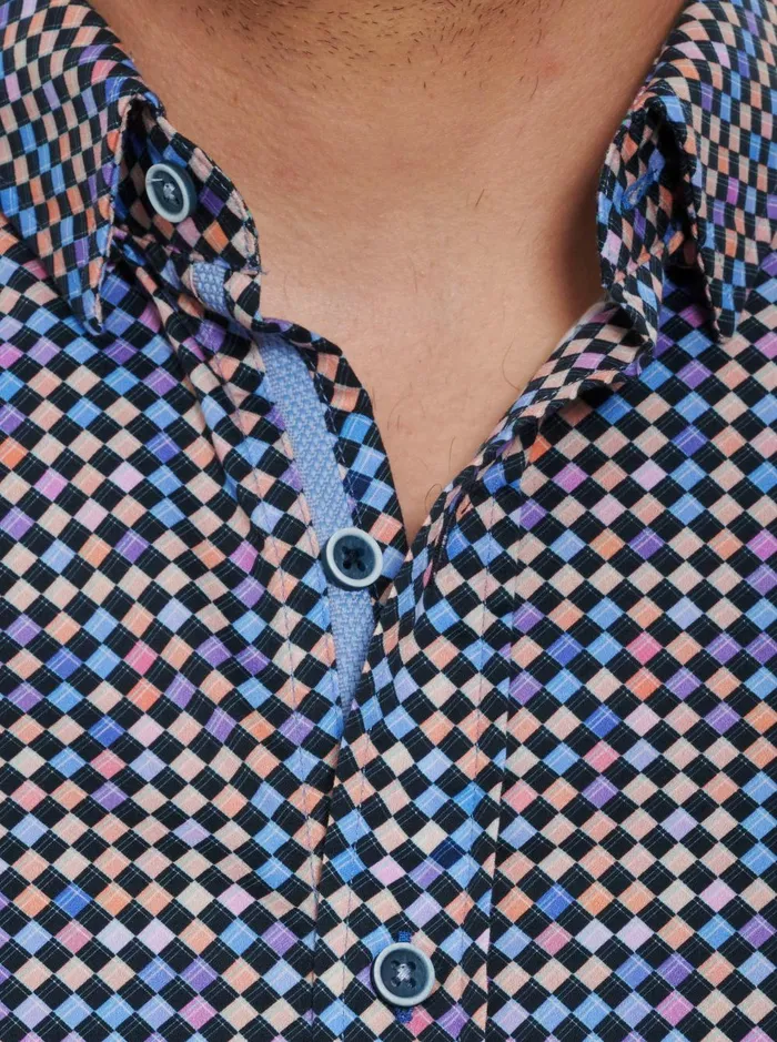 Men Short Sleeve Button Down Shirts Robert Graham FINNEGAN SHORT SLEEVE BUTTON DOWN SHIRT Multi