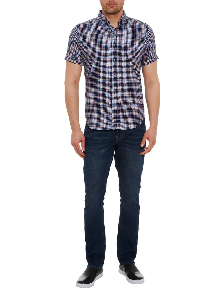 Men Short Sleeve Button Down Shirts Robert Graham FINNEGAN SHORT SLEEVE BUTTON DOWN SHIRT Multi