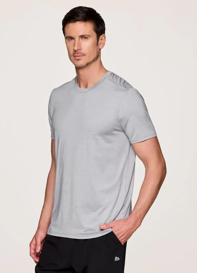 Men Stratus Backcourt Workout Tee Grey RBX Active TShirts