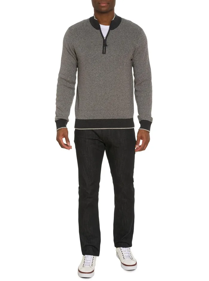 Men Sweaters Robert Graham CALABRIA SWEATER Grey