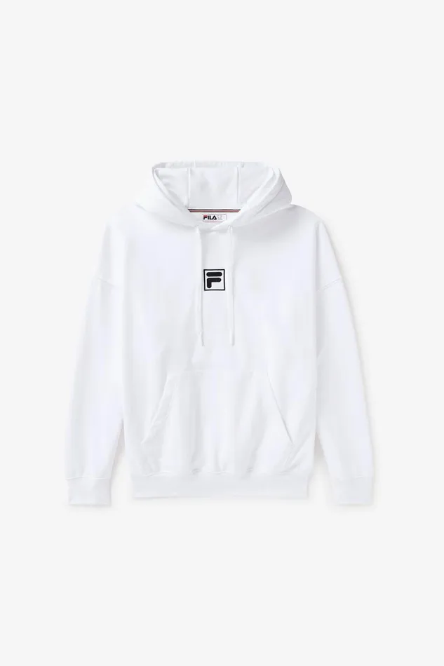 Men Sweatshirts and Hoodies Fila Casa Fila Crest Country Club Hoodie 100 White