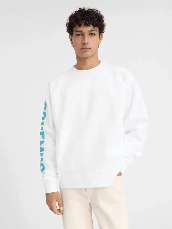 Men Sweatshirts and Joggings JACQUEMUS The Typo Sweatshirt Multiwhite