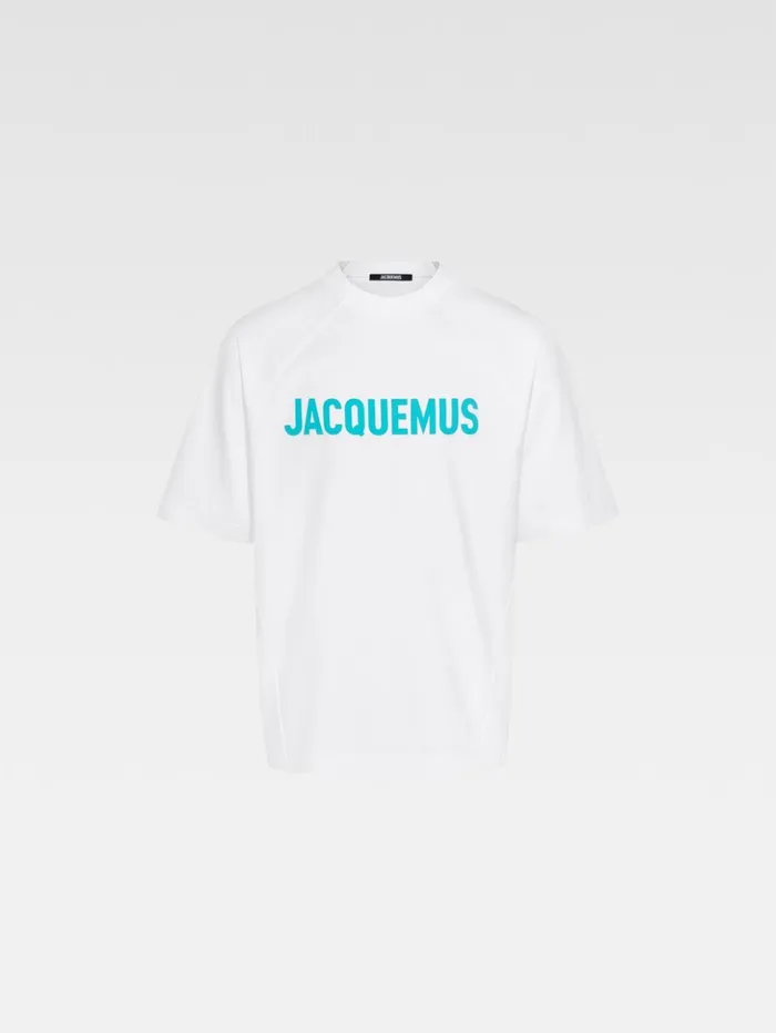 Men Tshirts JACQUEMUS The Typo Tshirt Multiwhite Men Tshirts JACQUEMUS The Typo Tshirt Multiwhite