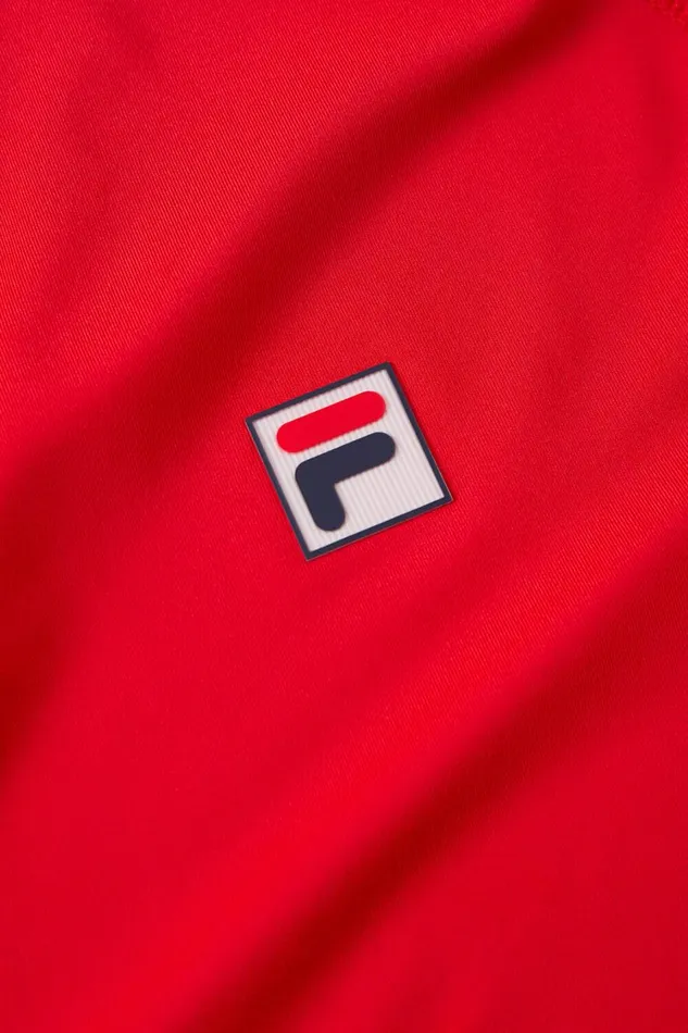 Men Tennis Fila Short Sleeve Crewneck 622 Fila Red Men Tennis Fila Short Sleeve Crewneck 622 Fila Red