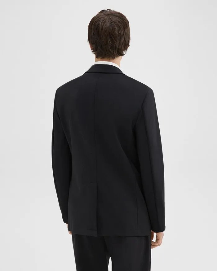 Men Theory Blazers Jackets Clinton Blazer In Precision Ponte Black