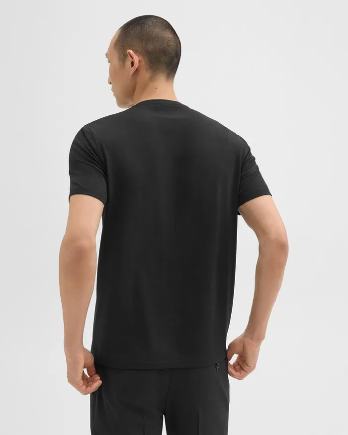 Men Theory TShirts Polos Dorian Tee In Active Knit Black