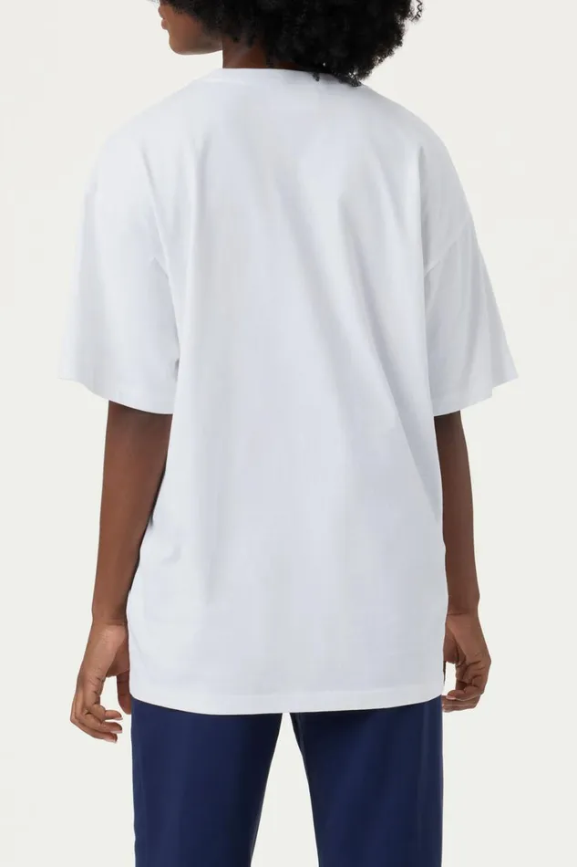 Men Tops and TShirts Fila Classic Relaxed Tee 100 White Men Tops and TShirts Fila Classic Relaxed Tee 100 White