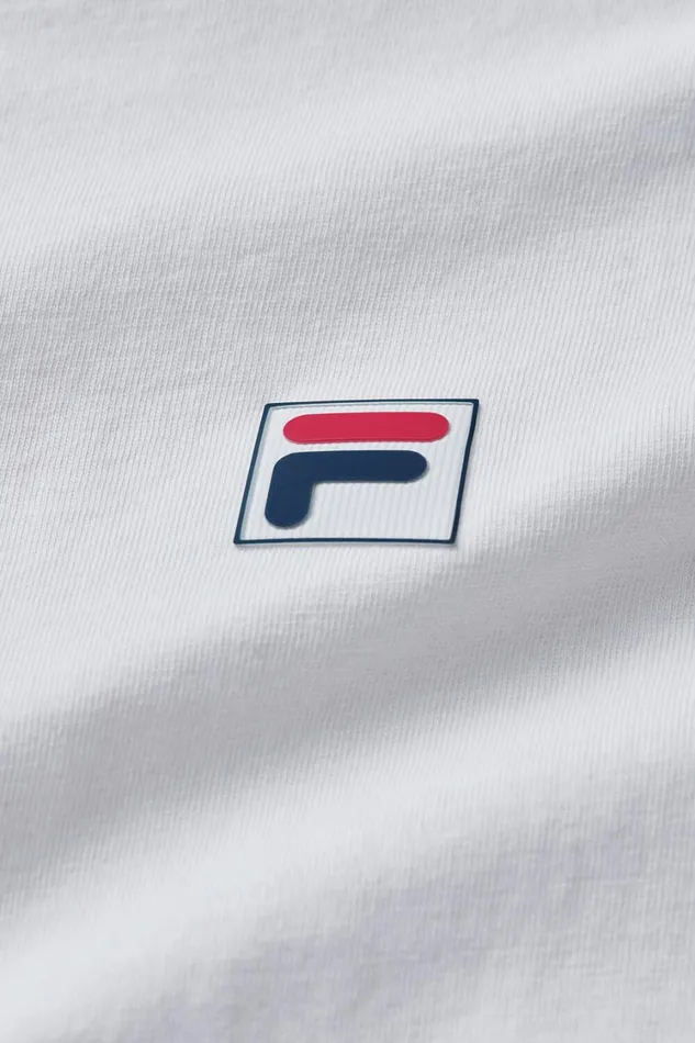 Men Tops and TShirts Fila Classic Relaxed Tee 100 White Men Tops and TShirts Fila Classic Relaxed Tee 100 White